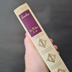 Ivanhoe by Walter Scott, Published by Thomas Nelson Circa. 1950s/1960s, Vintage Decorative Ivanhoe Book