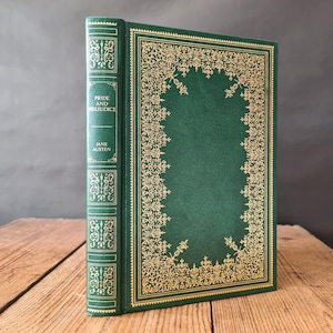 Pride and Prejudice by Jane Austen, Decorative Faux Leather Edition by Guild Publishing, Pride and Prejudice Hardback Book