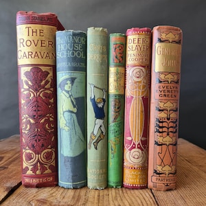Rehome ein antikes Buch, bauen Sie Ihr Bücherregal durch Rehoming ein gut geliebtes Vintage Buch, das perfekte Geschenk für Buchliebhaber, Cottagecore Bücher