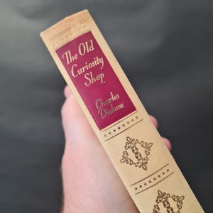 The Old Curiosity Shop by Charles Dickens, Published by Thomas Nelson Circa. 1950s/1960s, Vintage Decorative Charles Dickens Book