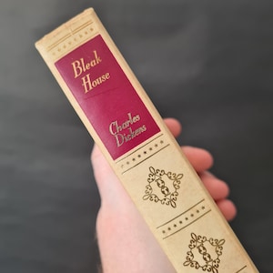Bleak House by Charles Dickens, Published by Thomas Nelson Circa. 1950s/1960s, Vintage Decorative Charles Dickens Book