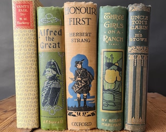 Rehome an Antique Book, Build your Bookshelf by Rehoming a Well Loved Vintage Book, The Perfect Gift for Book Lovers, Cottagecore Books
