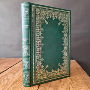 Gulliver&#39;s Travels by Jonathan Swift, Decorative Faux Leather Edition by Guild Publishing, Gulliver&#39;s Travels Hardback Book