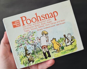 Vintage Winnie the Pooh Card Game: Poohsnap, 48 Cards, 12 Different Scenes, Vintage 1974 Winnie the Pooh Cards