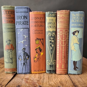 Rehome ein antikes Buch, bauen Sie Ihr Bücherregal durch Rehoming ein gut geliebtes Vintage Buch, das perfekte Geschenk für Buchliebhaber, Cottagecore Bücher