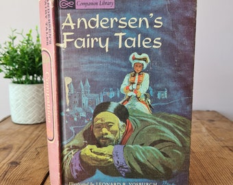 Andersen's Fairy Tales and Grimms' Fairy Tales Vintage Book Inc. Rapunzel, Cinderella, Snow White etc.