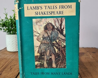 Lamb's Tales from Shakespeare by Charles and Mary Lamb, Vintage 1941 Shakespeare Book