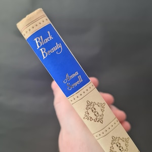 Black Beauty von Anna Sewell, Erschienen bei Thomas Nelson Circa. 1950er / 1960er Jahre, Vintage dekoratives schwarzes Schönheitsbuch