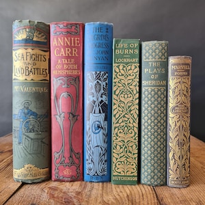 Rehome ein antikes Buch, bauen Sie Ihr Bücherregal durch Rehoming ein gut geliebtes Vintage Buch, das perfekte Geschenk für Buchliebhaber, Cottagecore Bücher