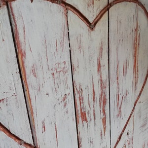 Heart wall art, Pallet wood art, Shabby Chic decor, Reclaimed wood, Rustic wall decor, Pallet art, Light up wall decor, Heart decor image 7