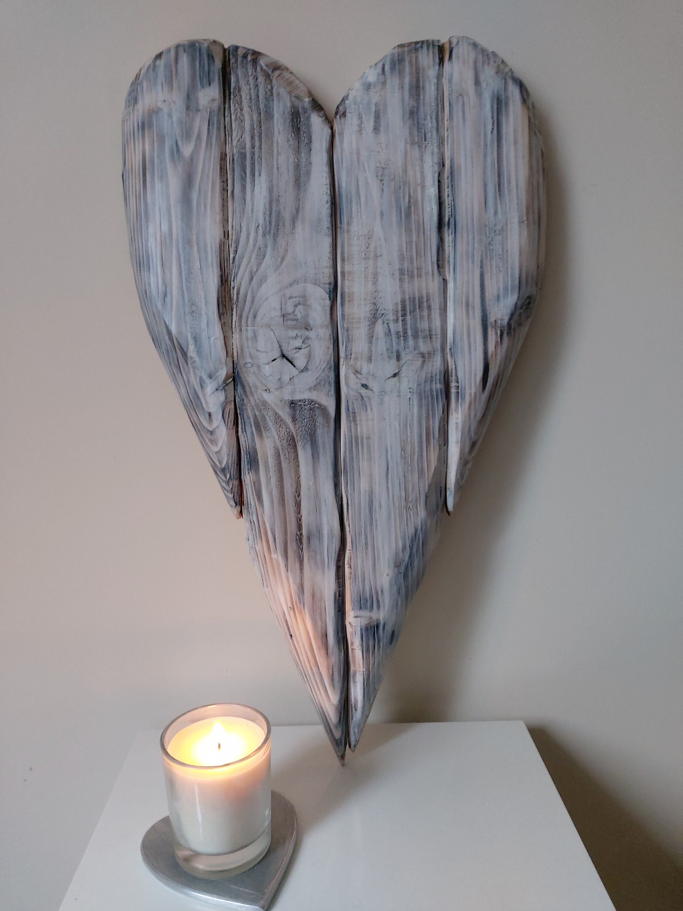 Large wooden heart wall art Rustic pallet wood wall hanging Etsy