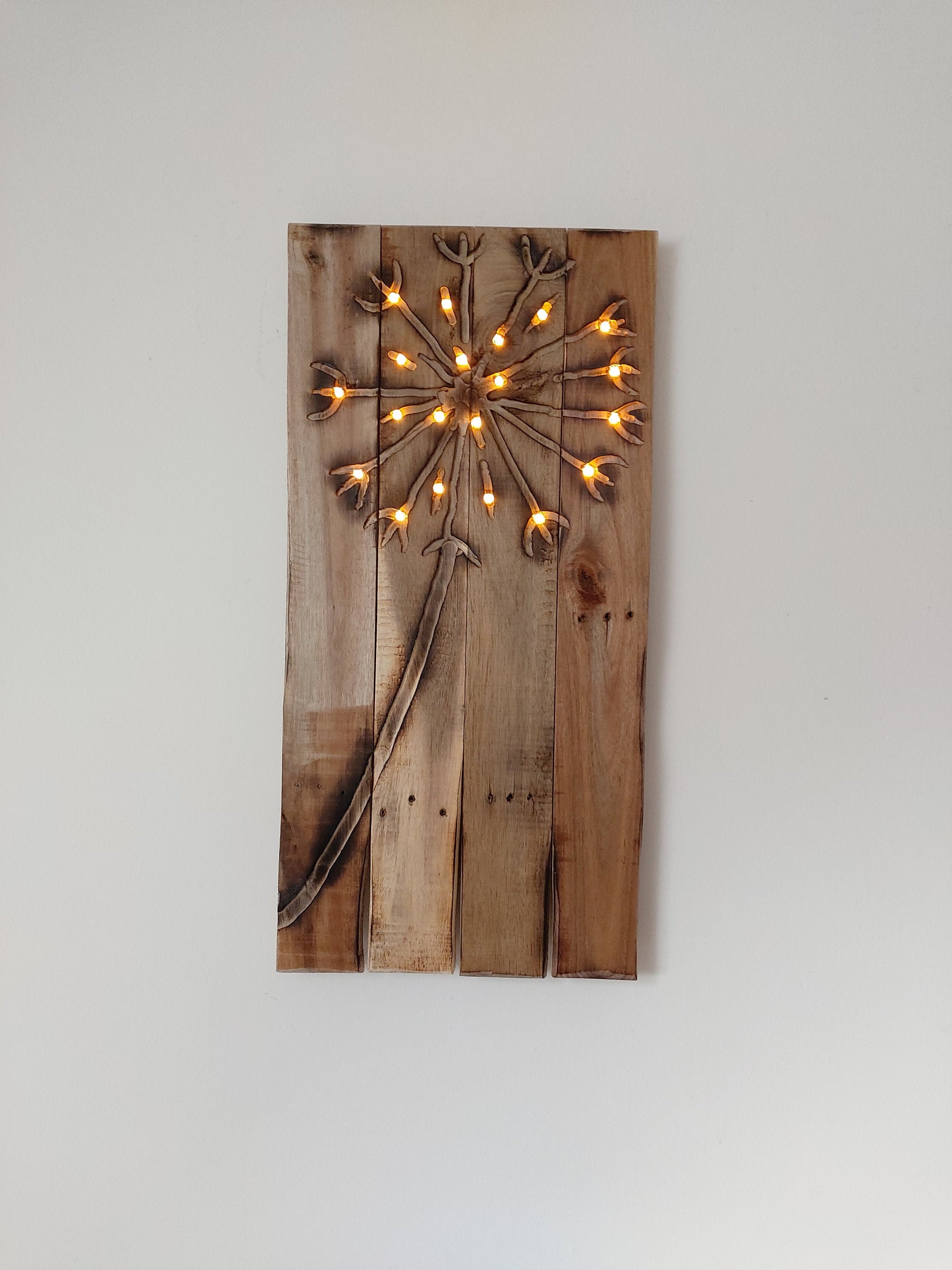 Light wood wall art Clearance