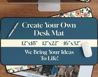 Custom Desk Mat with Photo Personalized Gaming Mouse Pad Large Office Desk Accessory Keyboard Mat Office Gift with Logo New Business Gift