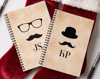 Notebook for Men Custom Gift Idea for Male Coworker Small Gift for Client Appreciation Thank You Gift for Businessman Office Gift for Dad