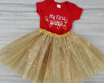 baby girl diwali dress