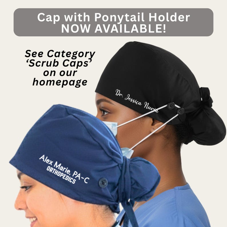 Gorro quirúrgico personalizado para el cuidado de la salud, regalo ortopédico, gorro quirúrgico personalizado para médicos, regalo para residentes, compañeros de posgrado, regalo personalizado. imagen 6