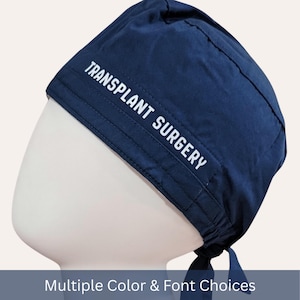 Unisex Gift Item for Medical Professionals Custom Scrub Cap for Doctor Personalized Nurse Hat for Orthopedic Surgeon Dentist Graduate Gift