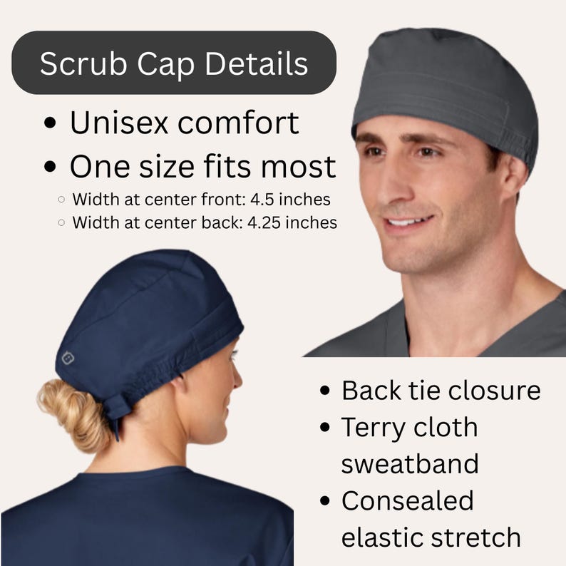 Gorro quirúrgico personalizado para el cuidado de la salud, regalo ortopédico, gorro quirúrgico personalizado para médicos, regalo para residentes, compañeros de posgrado, regalo personalizado. imagen 7