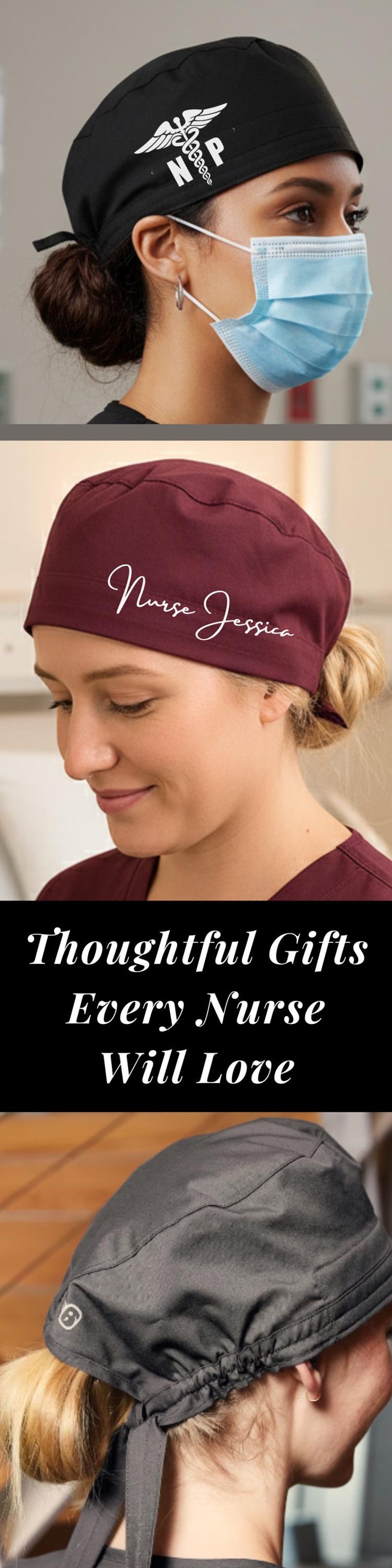 Gorro quirúrgico personalizado para el cuidado de la salud, regalo ortopédico, gorro quirúrgico personalizado para médicos, regalo para residentes, compañeros de posgrado, regalo personalizado. imagen 13