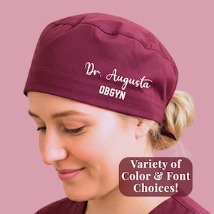 Gorro quirúrgico personalizado para el cuidado de la salud, regalo ortopédico, gorro quirúrgico personalizado para médicos, regalo para residentes, compañeros de posgrado, regalo personalizado. imagen 1