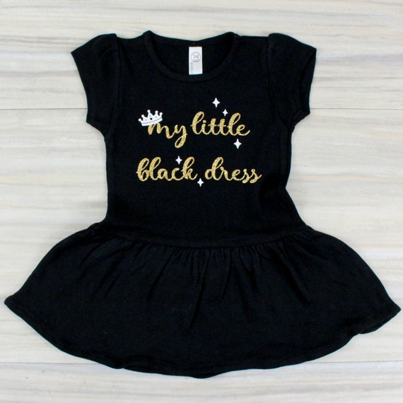 baby girl little black dress