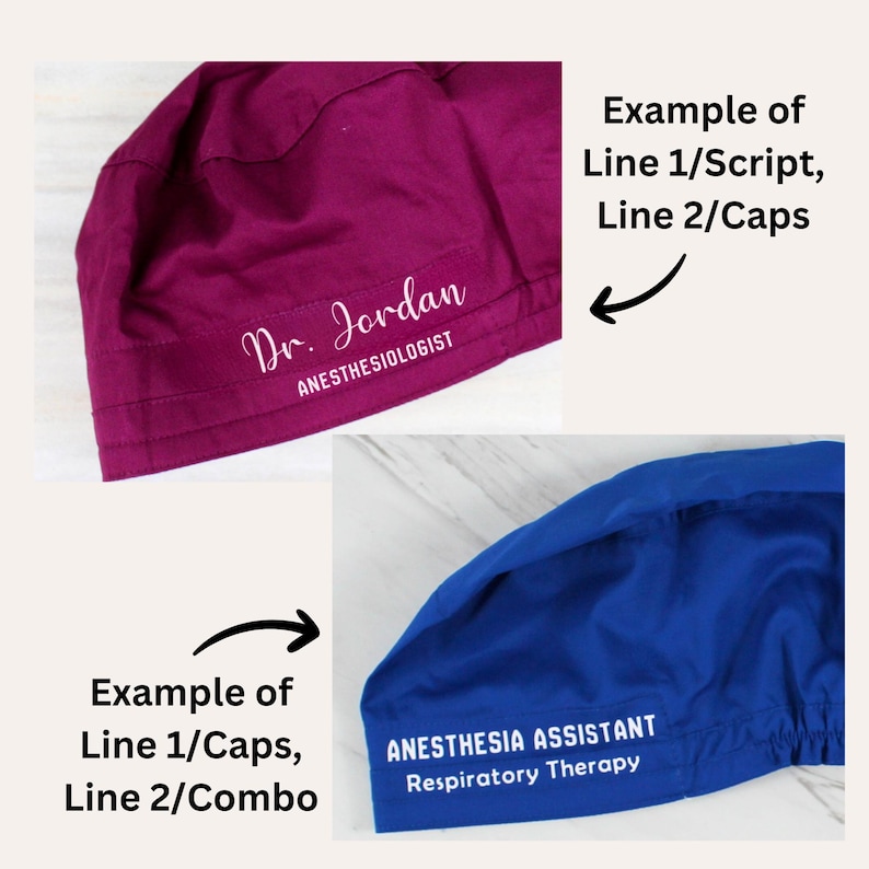 Gorro quirúrgico personalizado para el cuidado de la salud, regalo ortopédico, gorro quirúrgico personalizado para médicos, regalo para residentes, compañeros de posgrado, regalo personalizado. imagen 5