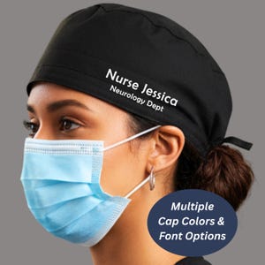 Custom Gift for Doctor Custom Scrub Cap for Surgeon Graduation Gift for Surgical Resident Personalized Gift for Surgical Fellow or Tech