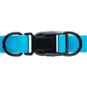Sky Blue Waterproof Dog Collar by PawsWild - Small, Medium, Large