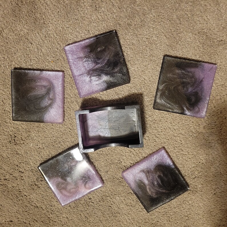 Epoxy Coasters Etsy