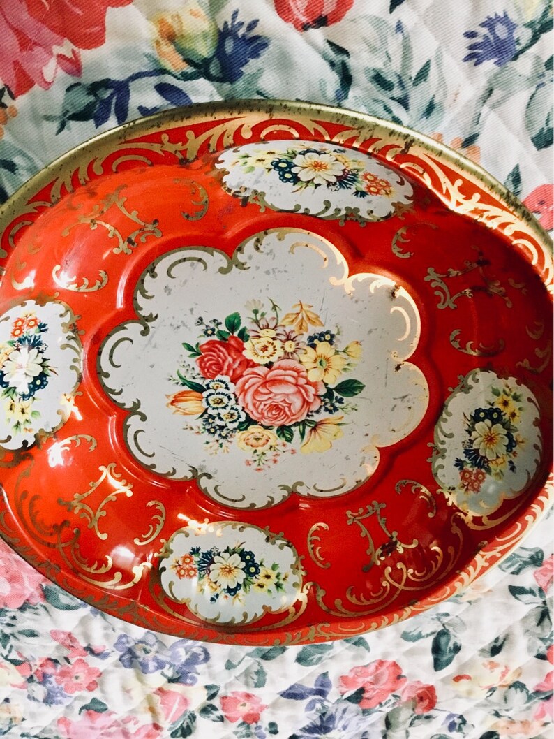 1971 Daher-Decorated Ware Tin Fruit Bowl