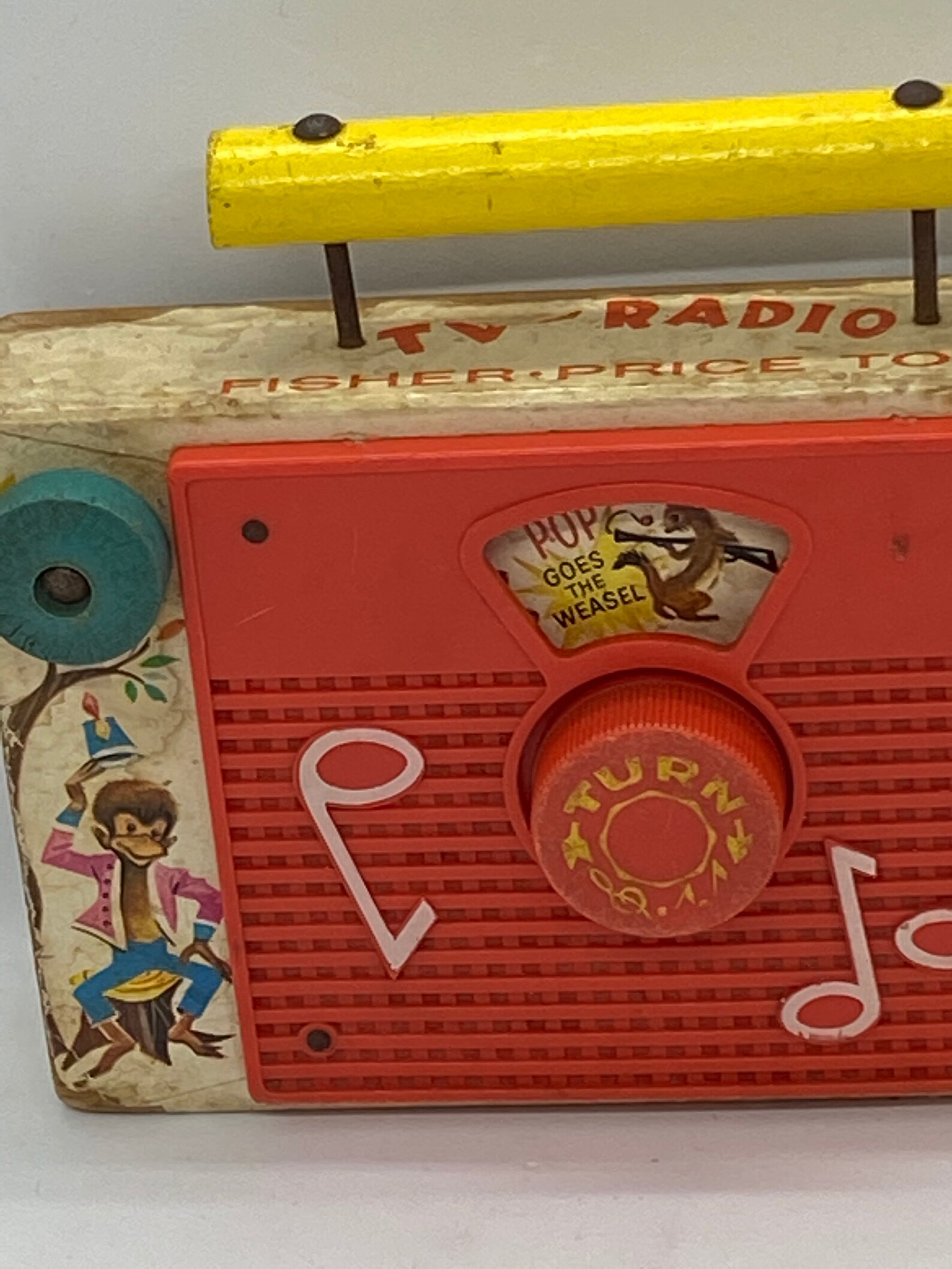 Fisher Price Pop Goes the Weasel Radio Etsy