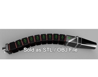 Ronin 3d STL Lightsaber Hilt Model File | Kids STEM project Instant Digital Download | Lightsaber Shell Cosplay Costume Prop