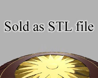 Amazon Hero Replica 3D STL Model Shield File | Digital Download | Costume Prop, Cosplay Accessory
