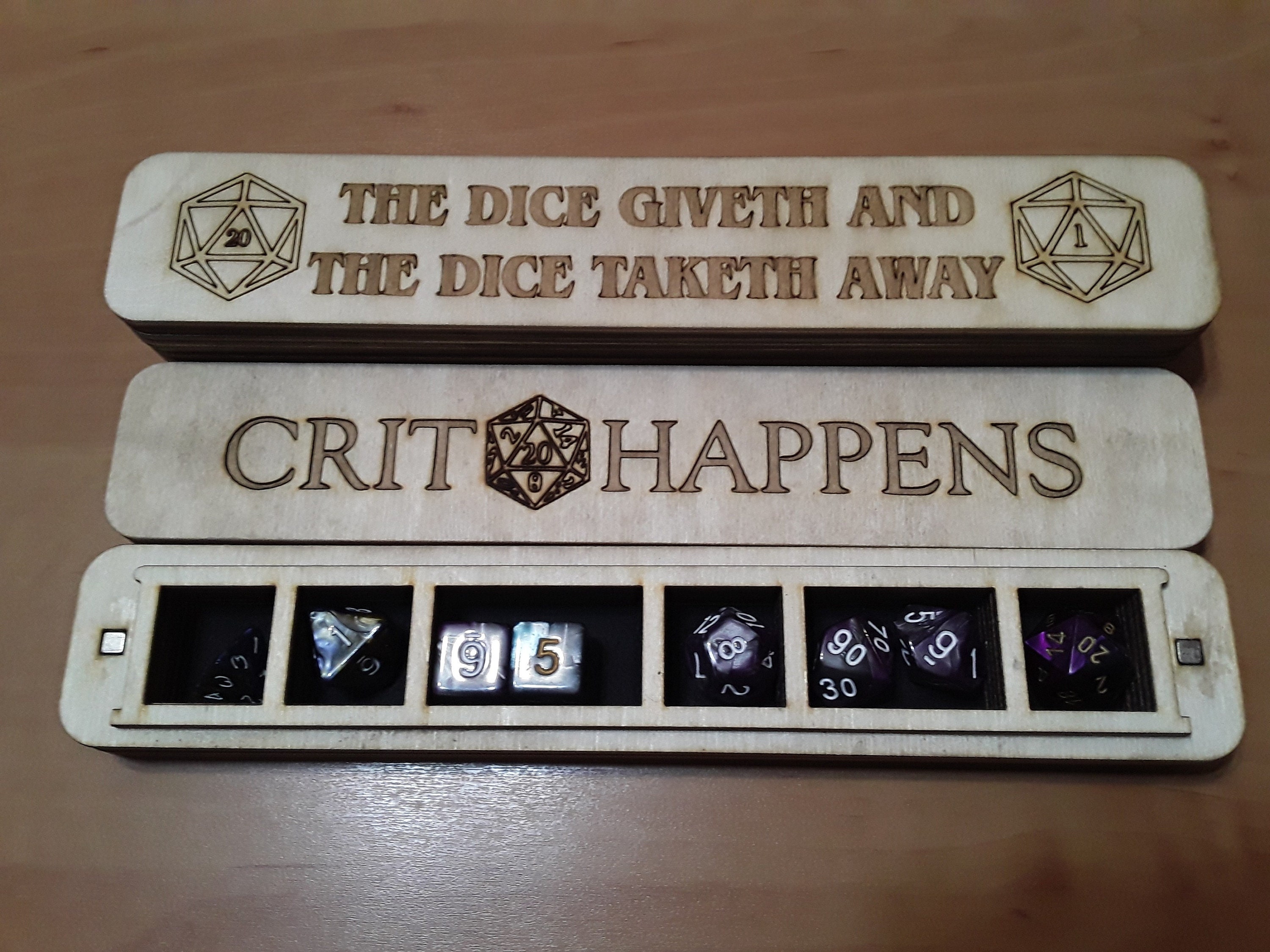 Dice Box Snarky Dice Box Funny Dice Box Wooden Dice Box Etsy