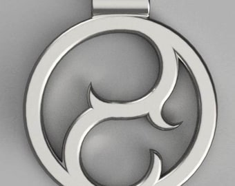 Thorn Medallion Style Pendant - 3d STL Model file | Instant Digital Download for Cosplay, LARP, Costume, Prop, or just for funzies!