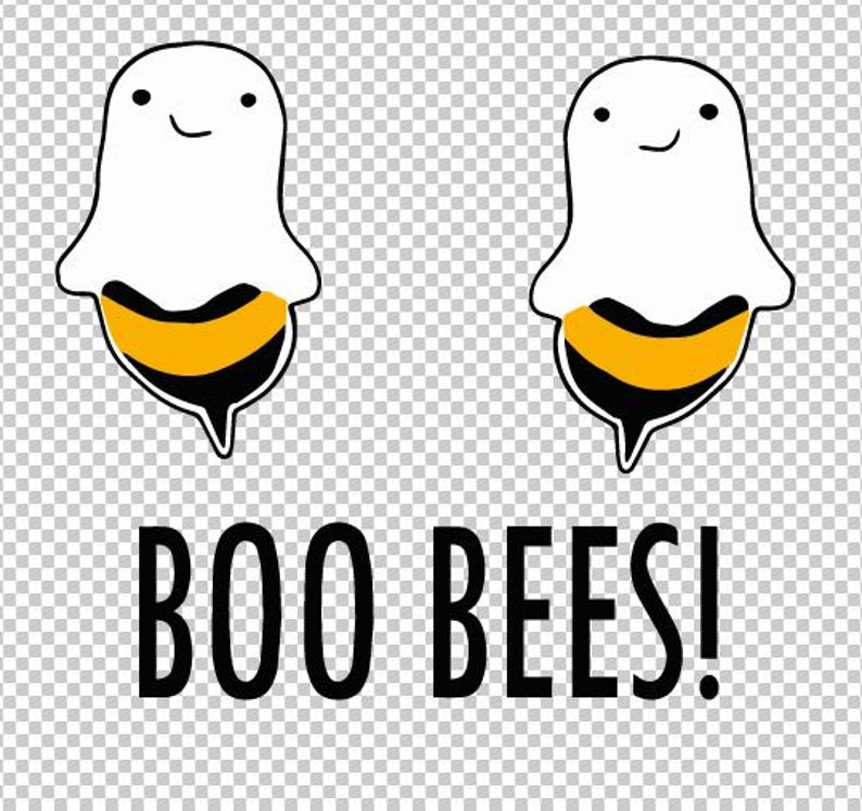 Boo Bees SVG PNG image 0.