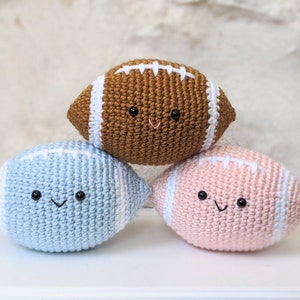 CROCHET PATTERN: Football Amigurumi Plush, Sports Lover Craft, Downloadable PDF Pattern image 3