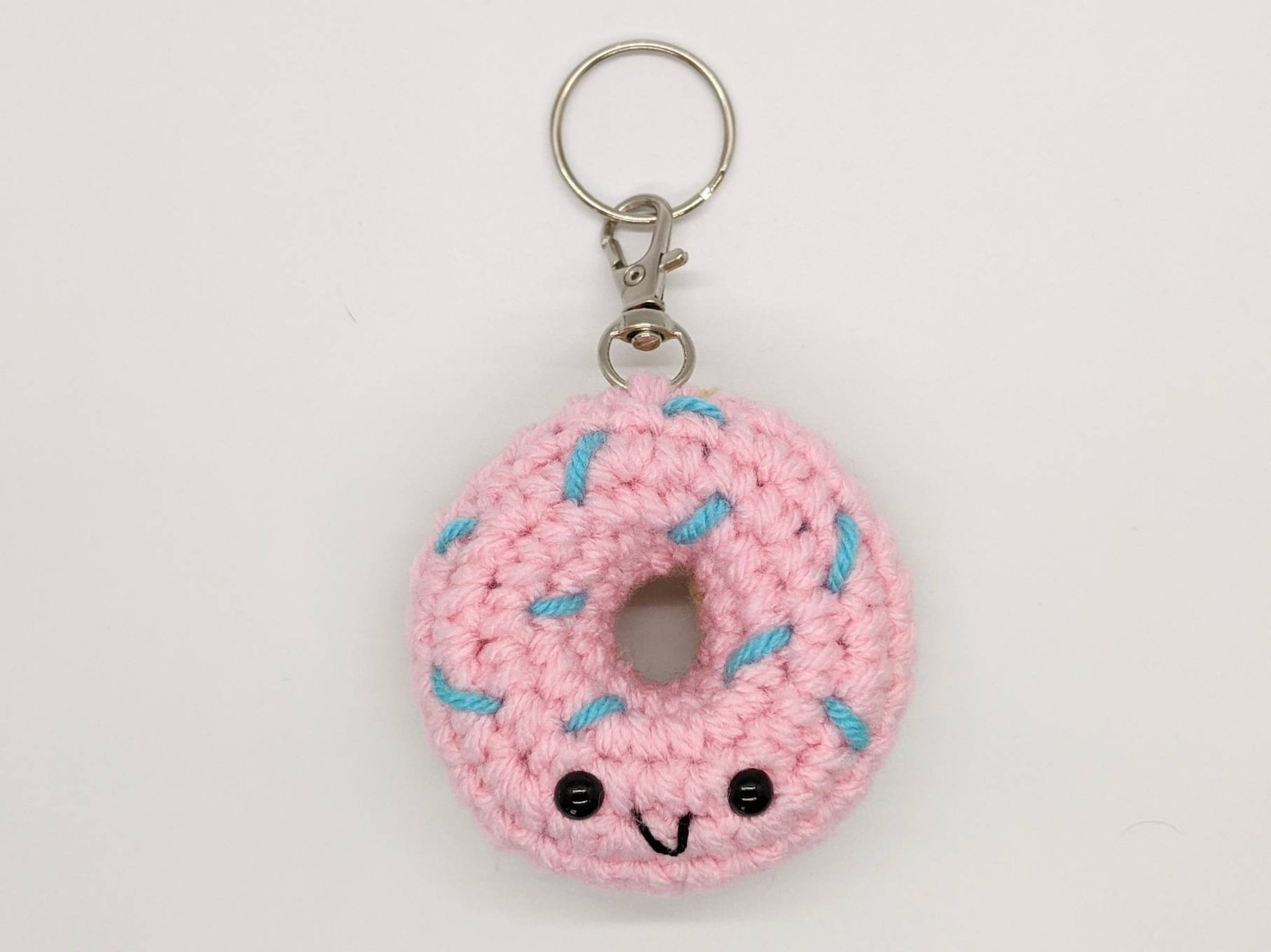 CROCHET PATTERN Donut Keychain Amigurumi Downloadable Etsy