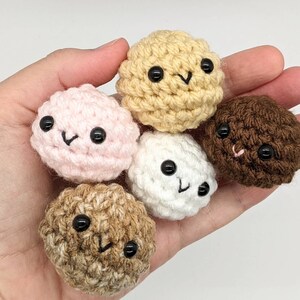 CROCHET PATTERN: Donut Holes Play Food, Beginner Amigurumi Plush Toy, Downloadable PDF Pattern, Easy Kawaii Food, Breakfast Crochet Food image 3