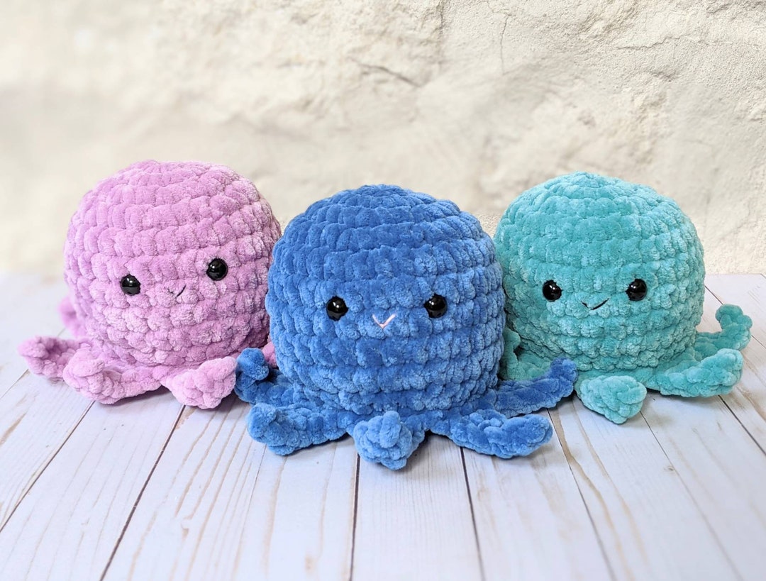 CROCHET PATTERN: Octopus Amigurumi Sea Creature, Downloadable Beginner ...
