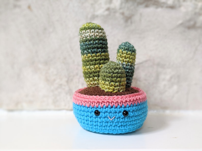 Amigurumi Downloadable Patterns CROCHET PATTERN PACK: Cozy Fall Cactus Cactus Trio Ball Cactus Home Office Decor