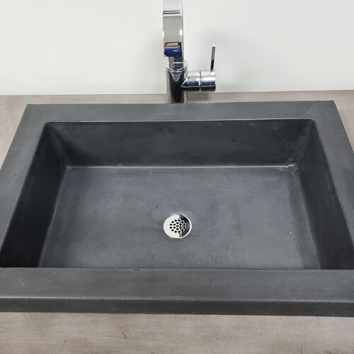 Concrete Vessel Sink Vessel Sink Bathroom Vanity Bathroom Etsy