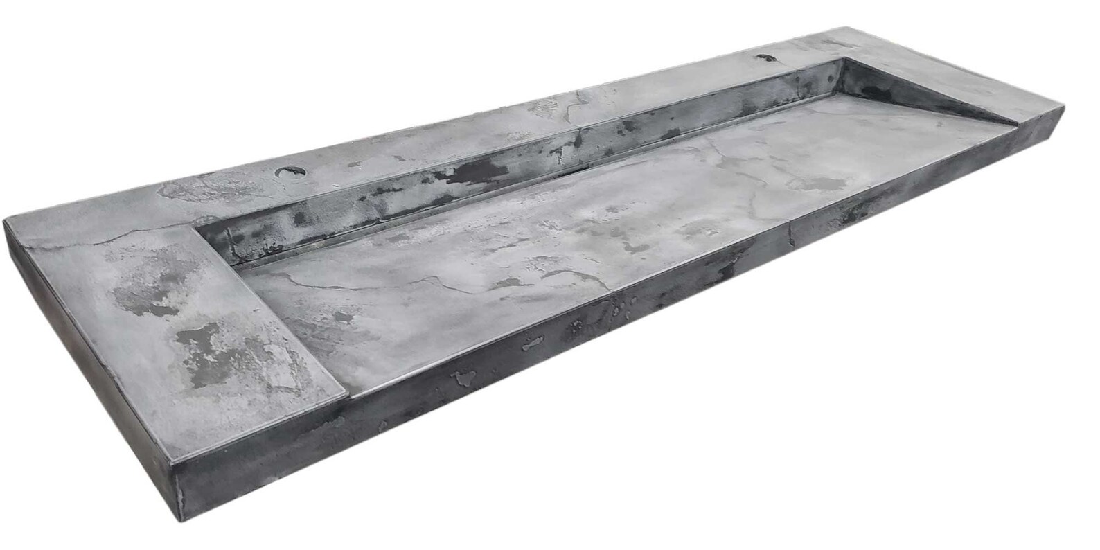 Ramp Style Trough Sink Double Vanity Bathroom Vanity Etsy