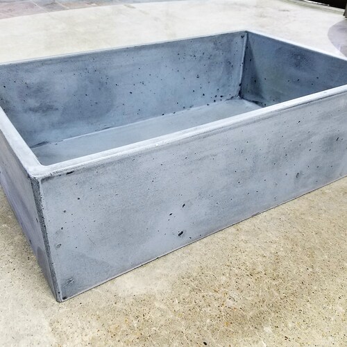 Apron Front Concrete Sink Kitchen Sink Sink Laundry Sink Etsy