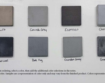 Concrete Color Sample Pack - Up to 4 samples.