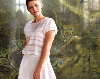 Two-piece wedding dress