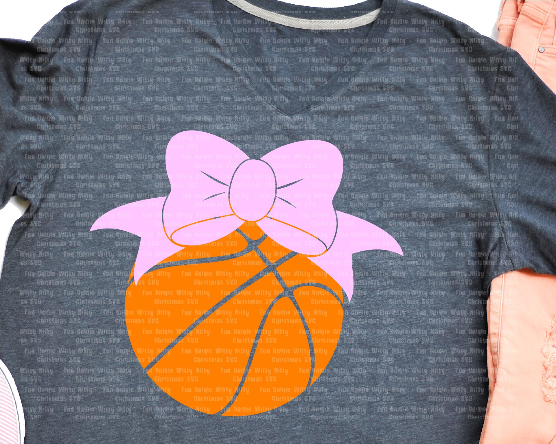 Basketball svg Bow svg Baby girl svg Svg files for cricut Etsy