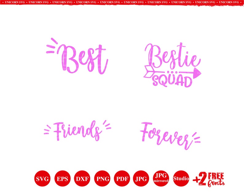 Download Bestie squad Arrow svg Svg files for cricut Best friends ...