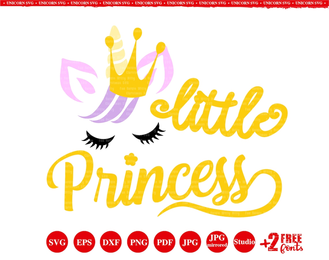 Free Free 59 Unicorn Birthday Princess Svg SVG PNG EPS DXF File