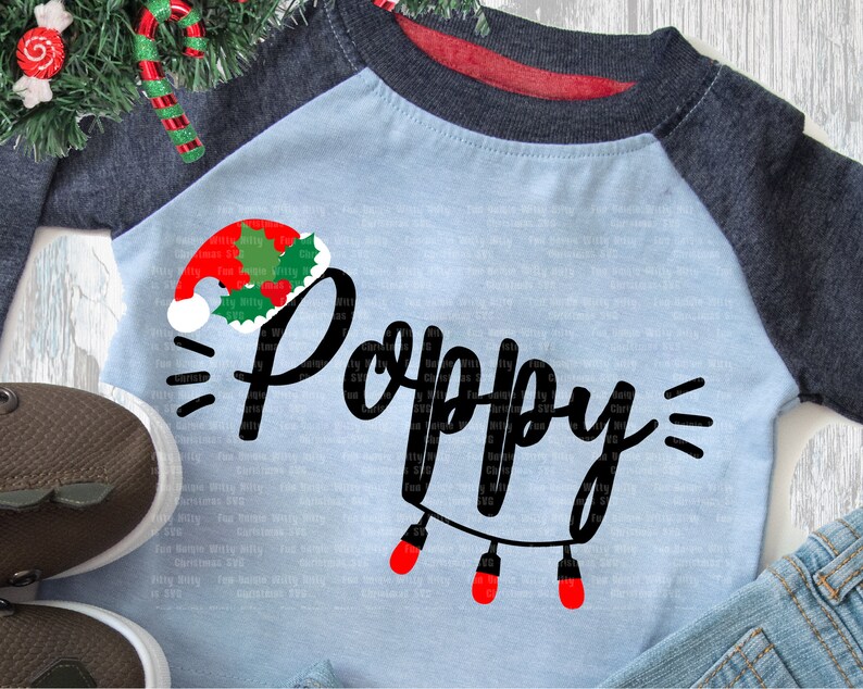 Download Poppy Christmas svg Funny family svg Christmas sublimation | Etsy